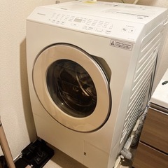 【ネット決済・配送可】Panasonic ドラム式洗濯機 202...