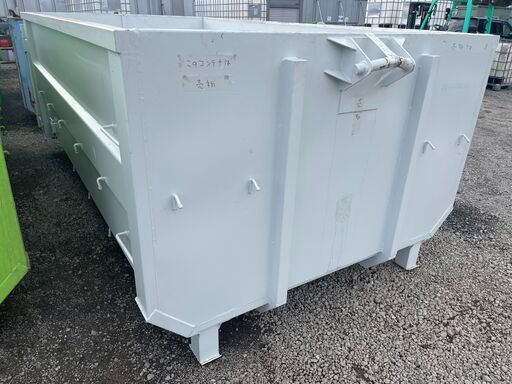 【美品】瑞穂(ミズホ/MIZUHO)製 4t8㎥アームロールコンテナ2枚扉(使用頻度少ない)★千葉市内直接引き取り