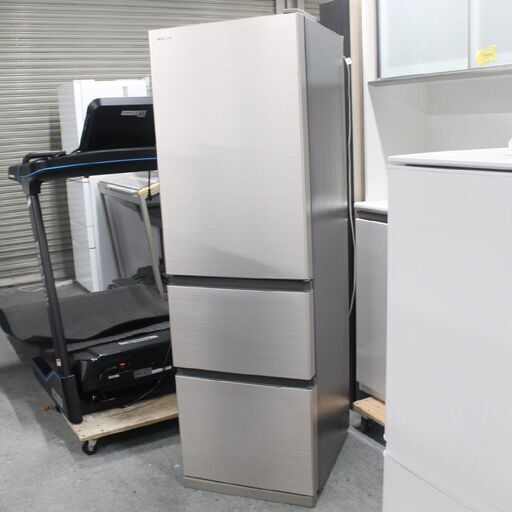T561)【高年式】HITACHI 2021年製 R-V32NV 315L 3ドア 幅54cm 製氷皿おそうじモード 大容量 三菱 スリム ノンフロン冷凍冷蔵庫