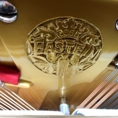 新品？幻のイースタイン製/ 木目が鮮やかなアップライトピアノ