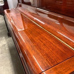 新品？幻のイースタイン製/ 木目が鮮やかなアップライトピアノ