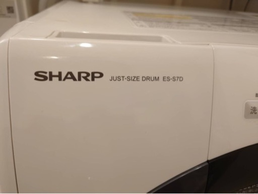 SHARP シャープ ドラム式洗濯機 ES-S7D-WL 2019年製 | www.cemer.it
