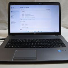 【値下げしました】17.3型ワイド ノートパソコン HP …