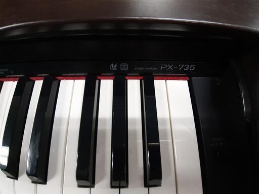 フルセット! CASIO PX-735 電子ピアノ！ PX-735BK / 735WE / 735BN - デジタルピアノ＜プリヴィア