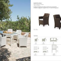 （最終値下げ）DEDON デドン Barcelona バルセロナ アームチェア 高級家具