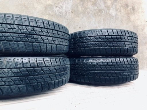 冬タイヤ 155/65R14 軽自動車コンパクトカー用アルミ付きスタッドレス4本組
