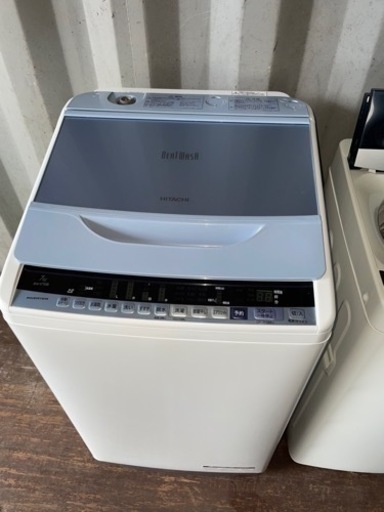 No.1582 HITACHI 7kg洗濯機　2017年製　近隣配送無料