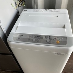No.1584 Panasonic 5kg洗濯機 2018…