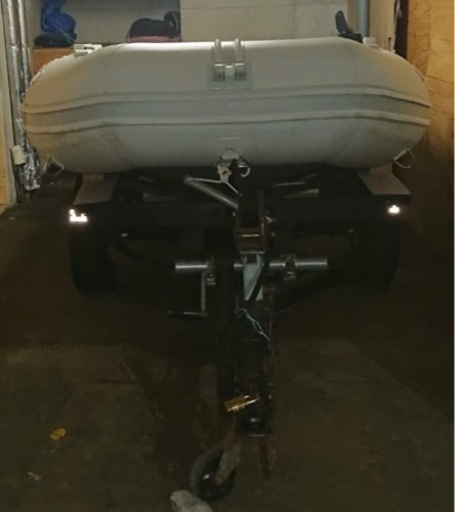 冬期最終値下げ】軽トレーラー、ゴムボート、二馬力エンジンセット