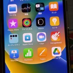 iPhone14本体、ガラスフィルム、クリアケース付き