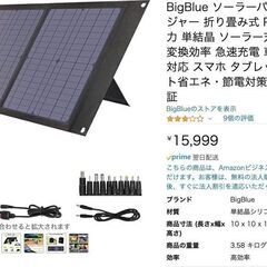BigBlue ソーラーパネル80w