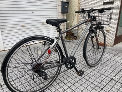 ブリヂストン】LEDオートライト クロスバイク 7段