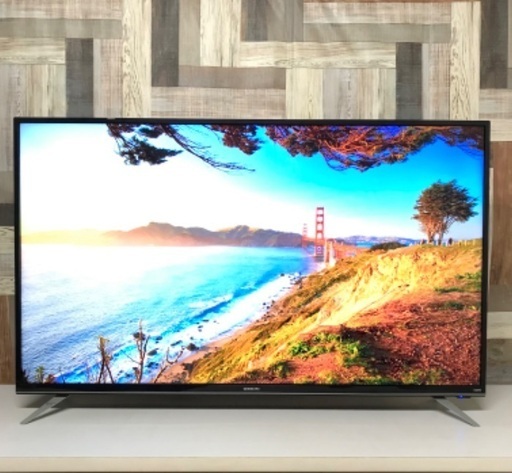 即日受渡❣️2年前購入4K50型液晶テレビW録画33000円