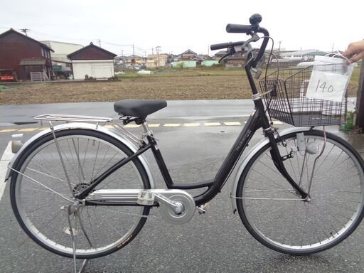ALOVETTE 26インチ 軽快車 シングル 黒(140)