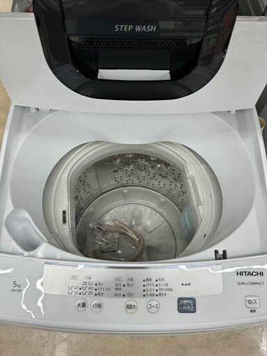 高年式HITACHI 5kg洗濯機日立 NW-50E2020年製5910