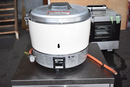 【ヤ取終了12/15】≪y480≫美品 リンナイ 業務用 ガス 炊飯器 6L/3升炊き RR-30S1 プロパン/LPガス 厨房/飲食店/施設 41120-07