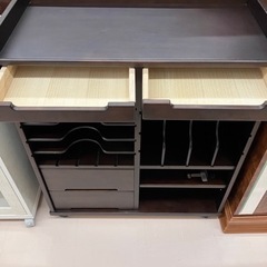 美原店 ランドセルラック／ディノス／ダークブラウンマッサージベッド 