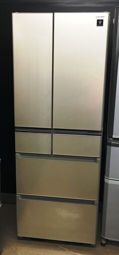 シャープ 冷蔵庫 SJ-GS43C-N 2017年製 430L 中古品