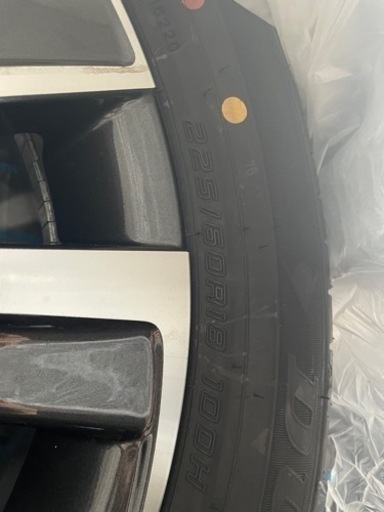 ハリアー 新車外し 純正タイヤ ホイール 4本 車のパーツ