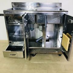 山口)下松市より　２槽式シンク　幅100㎝×奥46㎝×高さ75㎝　BIZJM29H 山口)下松市より 2槽式シンク 幅100㎝×奥46㎝×