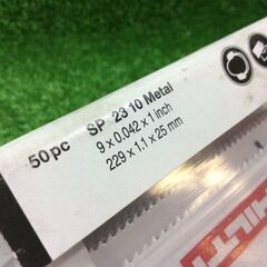 HILTI SP2310 レシプロソーブレード 50枚入り【市川行徳店】【店頭取引限定】【未使用】管理番号：IT18BJJF60QO
