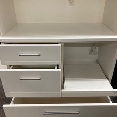 ◼️【中古品】ニトリ 食器棚 キッチンボード 幅89×奥行43×高さ