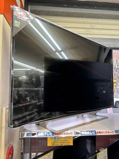 1/8 値下げTOSHIBA 49型液晶テレビ東芝 49J105902