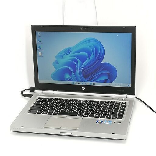 保証付 即使用可 Wi-Fi 14型 ノートパソコン HP 8470p 中古良品 第3世代Core i5 4GB DVDRW 無線 Bluetooth カメラ Windows11 Office