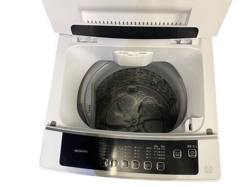 IRIS OHYAMA アイリスオーヤマ 全自動洗濯機 IAW-T602E 2021年製 6.0kg ...