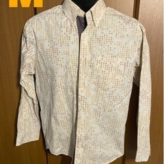 アクリルコーティング シャカシャカ素材の長袖シャツ