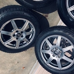 冬タイヤ 175/65R15 PCD100プリウス等用アルミ付きスタッドレス4本組