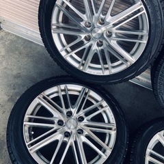 冬タイヤ 225/45R17 PCD114アルミ付スタッドレス 4本組