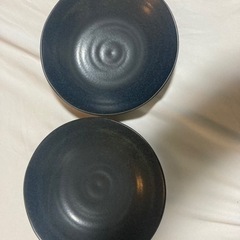 ニトリ 黒皿 2枚セット