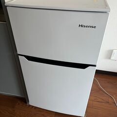 【値下げ】【2019年製】ハイセンス 小型 冷蔵庫 幅48.1c...