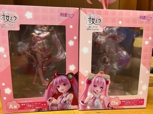 桜ミク3体！