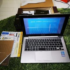 ノートPC ASUS X202E DVDドライブ　セットタッチパ...