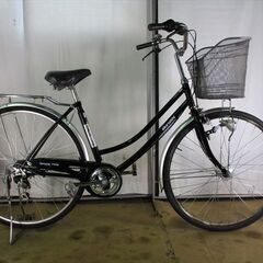 C374　限定特価　整備済み★マルイシ　シンプルタイム★ 中古自転車 【28インチ　黒　大きい！強い！丈夫！ 】