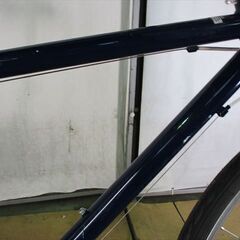 C376　★18000円★整備済み スポーツ中古自転車 【クロスバイク　アサヒ　44ｃｍ　26インチ　ネイビー】