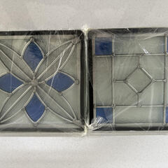 ステンドグラス　4種類　全8枚　リサイクルショップ宮崎屋住吉店　23.5.31k