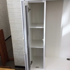 ✨収納力抜群❗️ホワイト❗️サイド棚つけ替えOK❗️✨】定価¥