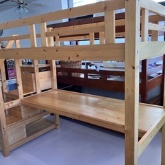 美原店　木製ロフトベッド