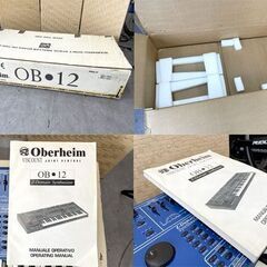 超希少！！ Oberheim OB12 Z-Domain synthesizer 箱 説明書付き シンセサイザー キーボード オーバーハイム 通電OK 札幌市手稲区