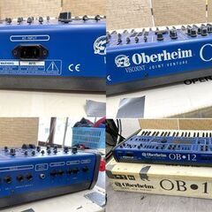 超希少！！ Oberheim OB12 Z-Domain synthesizer 箱 説明書付き シンセサイザー キーボード オーバーハイム 通電OK 札幌市手稲区