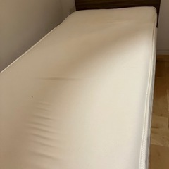 跳ね上げベッド・フレーム＆マットレスセット（シングル）※取扱説明書付き