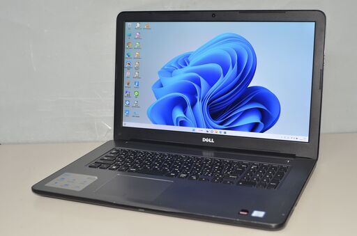 最新Windows11+office DELL Inspiro 5767 高性能core i7-7500U/メモリ8GB/爆速SSD512GB/17.3インチ/WEBカメラ/無線内蔵/DVDマルチ搭載