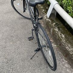 リサイクルショップどりーむ鹿大前店　No５４７　エコNo１５２３７X　自転車　ロードバイク　２１technology　黒　2×7段変速　状態良好♪　人気です♪ リサイクルショップどりーむ鹿大前店 No547 エコNo15237X
