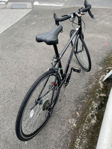 リサイクルショップどりーむ鹿大前店　No５４７　エコNo１５２３７X　自転車　ロードバイク　２１technology　黒　2×7段変速　状態良好♪　人気です♪ リサイクルショップどりーむ鹿大前店 No547 エコNo15237X