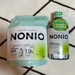 NONIO マウスウォッシュ　本体と詰め替えのセット