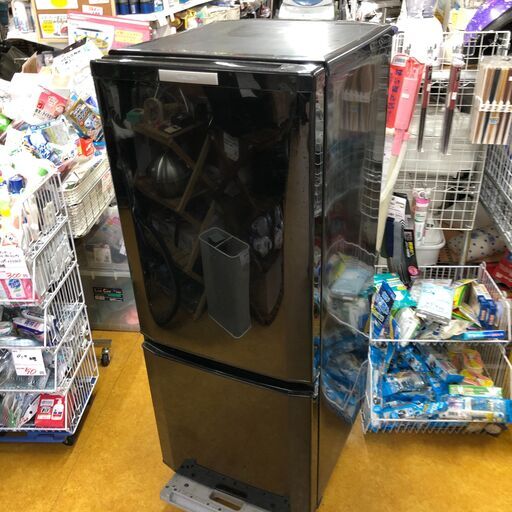 ２０１４年製　三菱 MR-P15X-B 冷蔵庫 2ドア 146L