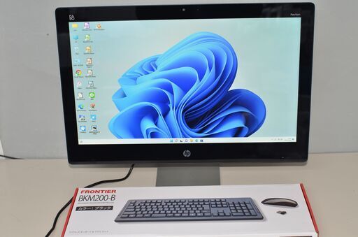 一体型パソコン 最新Windows11+office HP Pavilion 23-q161jp core i5-6400T/爆速SSD512GB/メモリー4GB/23インチ/DVDマルチ/無線/WEBカメラ